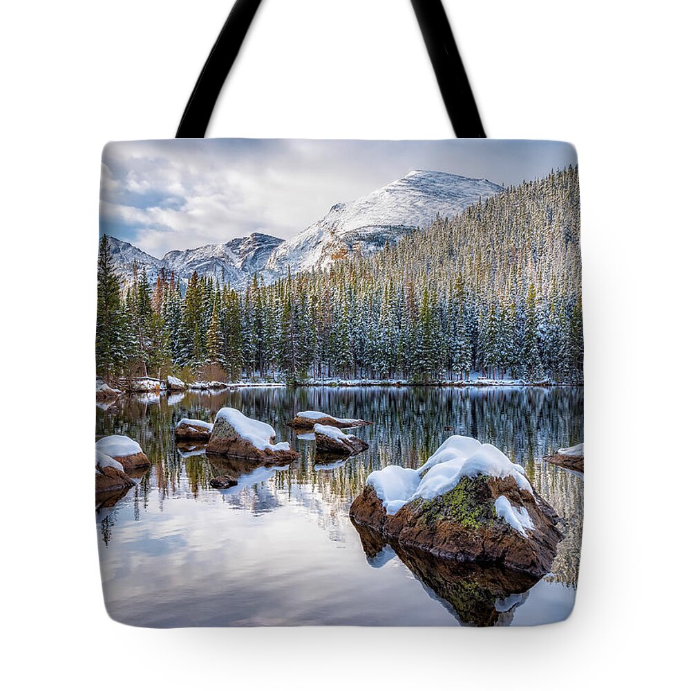 Colorado Tote Bag featuring the photograph Bear Lake Holiday by Darren White