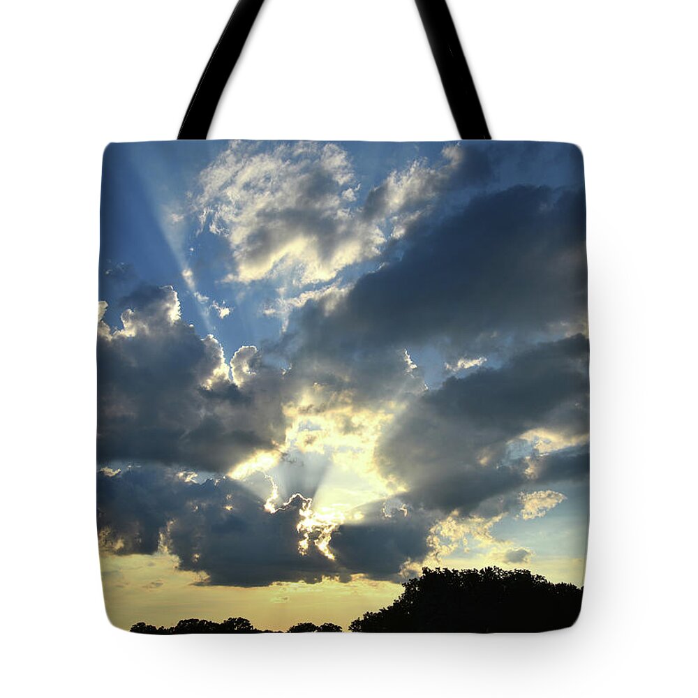Glacial Park Tote Bag featuring the photograph Beautiful McHenry County Sunset over Glacial Park by Ray Mathis