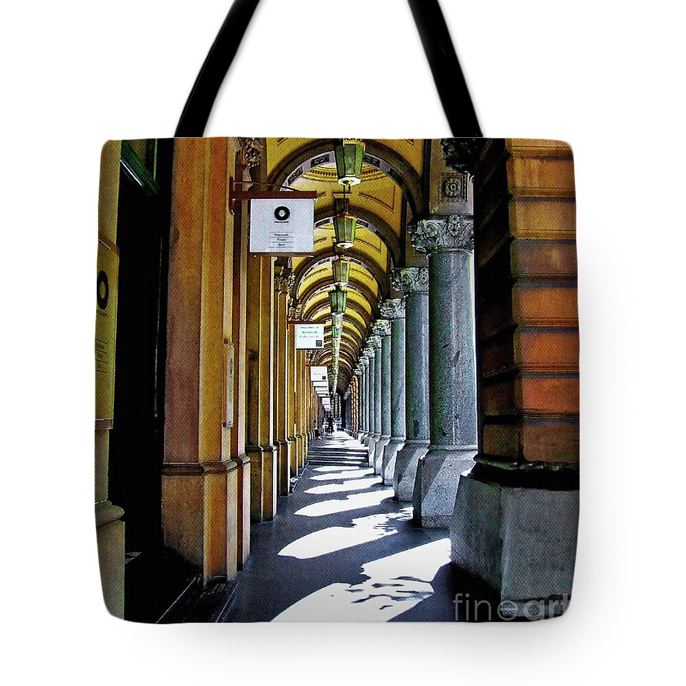 Photography Tote Bag featuring the photograph Beautiful old Architecture by Kaye Menner