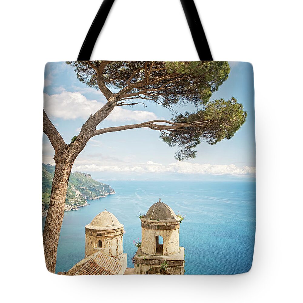 Ravello Tote Bag featuring the photograph Beautiful Ravello by Catherine Reading