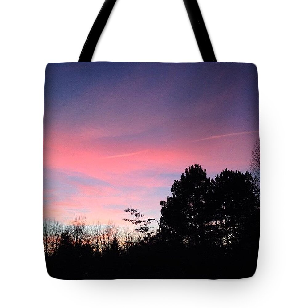Bestofnorthwest Tote Bag featuring the photograph Beautiful Sky Over #wilsonville #oregon by Anna Porter