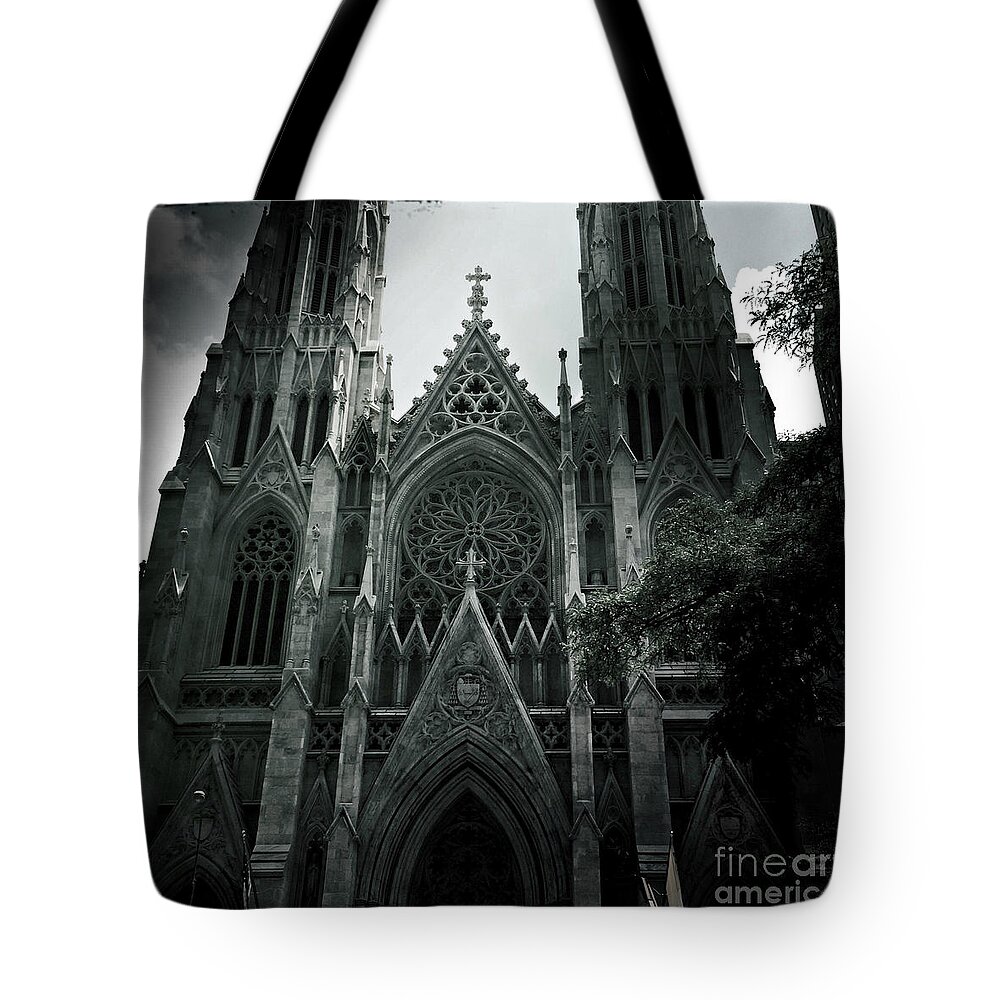 St Patricks Cathedral Tote Bag featuring the photograph Beautiful St Patricks Cathedral by Miriam Danar
