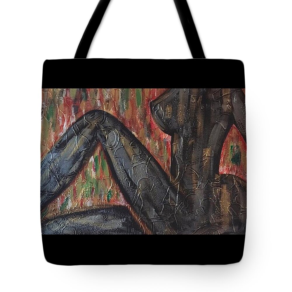#painting Tote Bag featuring the painting Beautiful Women by Lisa Piper