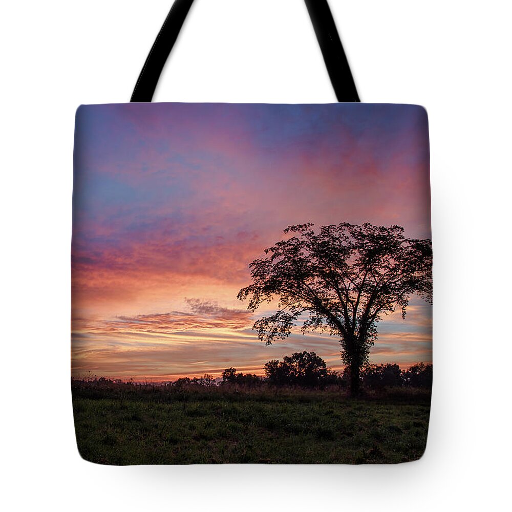 Sunset Tote Bag featuring the photograph Beauty After The Storm by Holden The Moment