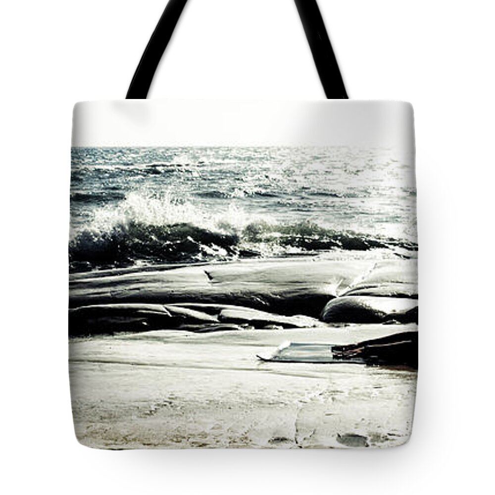 Beach Tote Bag featuring the photograph Become One by Stelios Kleanthous