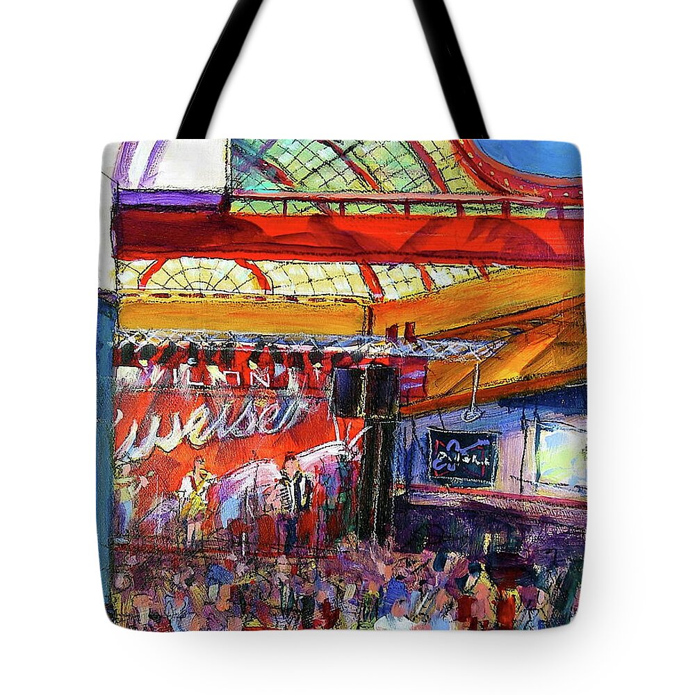 Painting Tote Bag featuring the painting Beer Heaven by Les Leffingwell