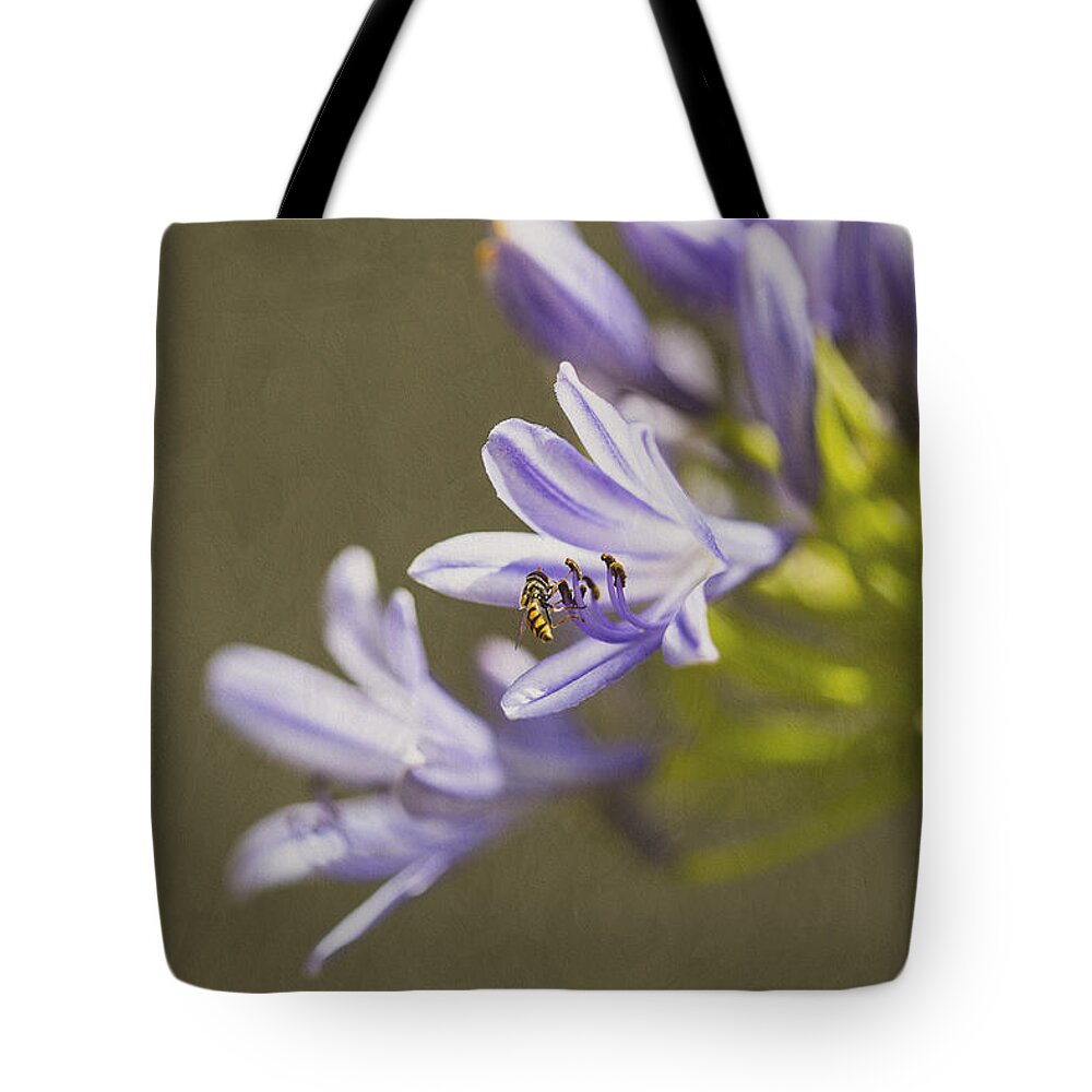 Hoverflies Tote Bag featuring the photograph Nature at Work by Nicole English