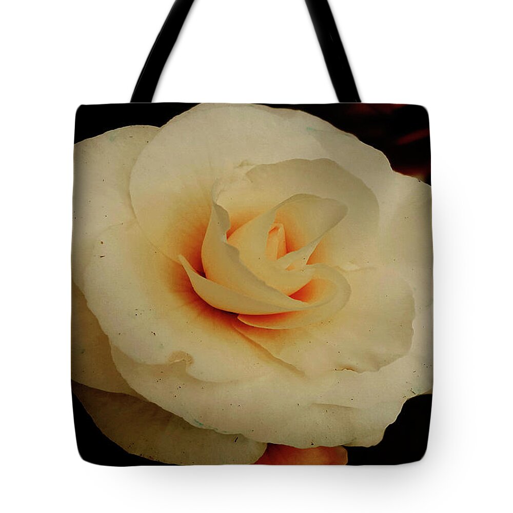 Flowers Tote Bag featuring the photograph Begonia by Rebecca Langen
