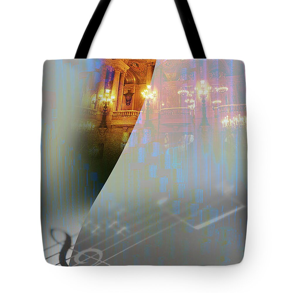 Vail Tote Bag featuring the painting Behind the Vail by Allison Ashton
