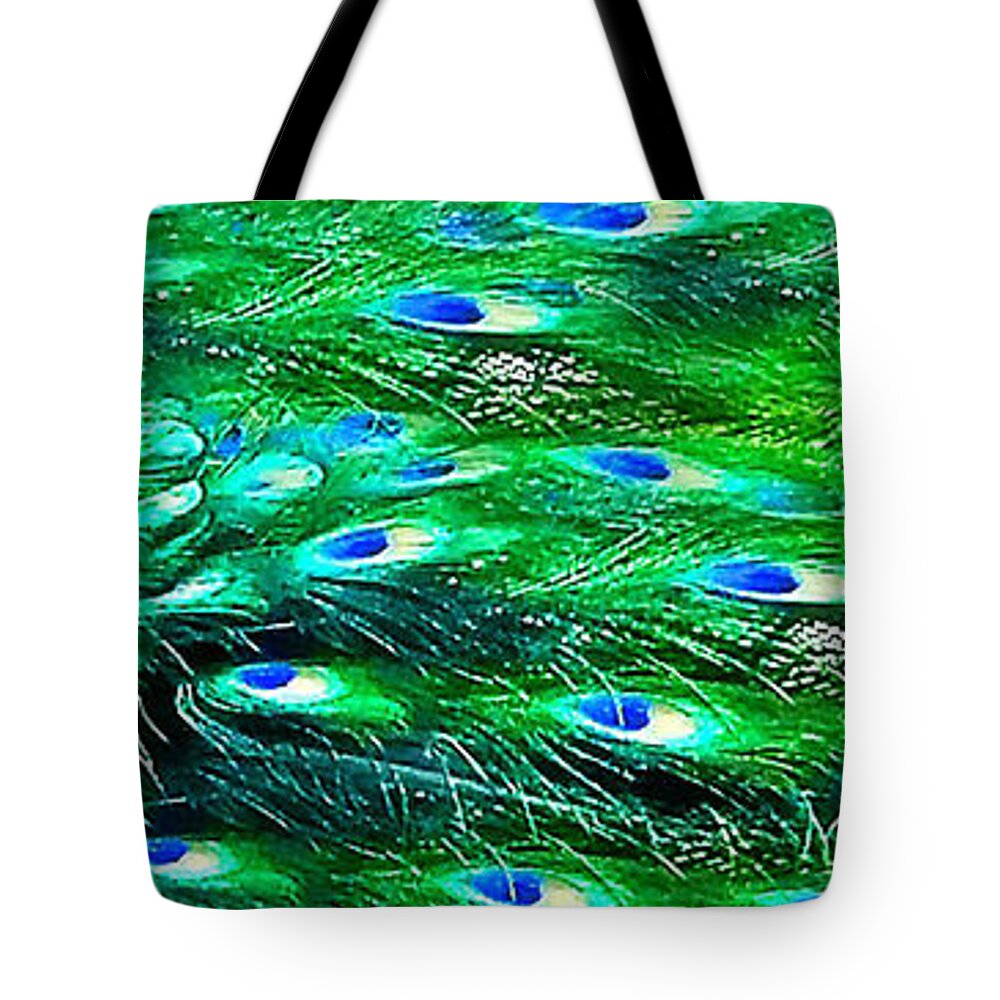 Blue Tote Bag featuring the photograph Bejeweled by Amanda Smith