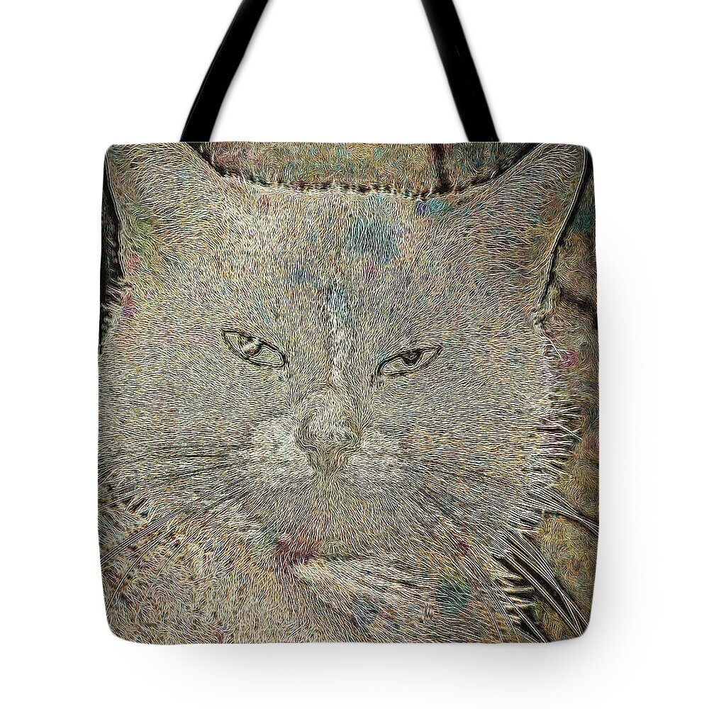 Cat Tote Bag featuring the photograph Bella by David Yocum