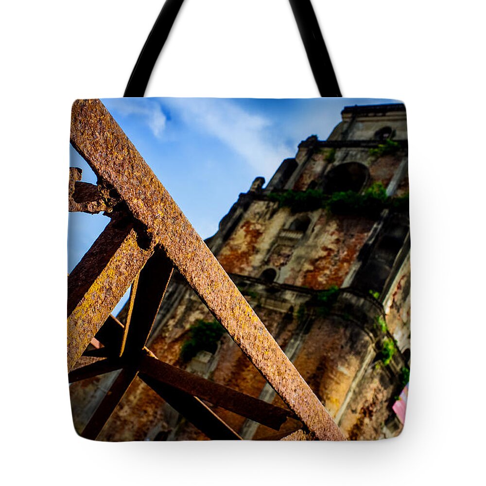 Belltower Tote Bag featuring the photograph Belltower by Jonas Luis