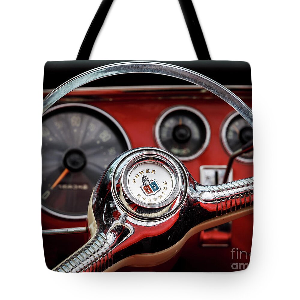 Automotive Tote Bag featuring the photograph Belvedere Dash by Dennis Hedberg
