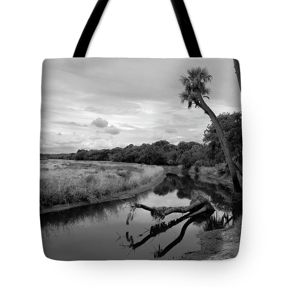 Florida Tote Bag featuring the photograph Bend in the River by Robert Wilder Jr