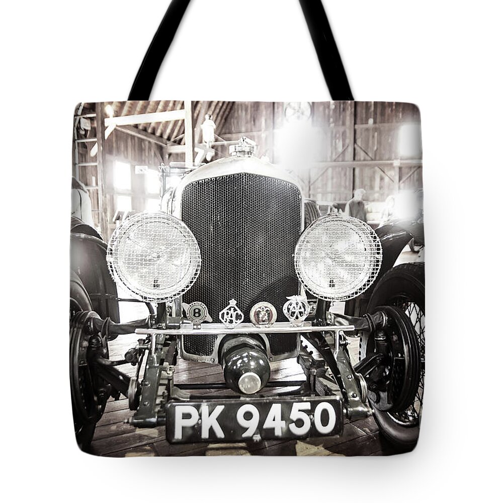 Car Tote Bag featuring the photograph Bentley by Randall Cogle