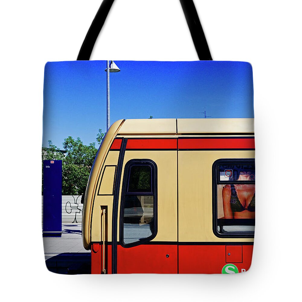 Berlin Tote Bag featuring the photograph Berlin S-Bahn by David Harding