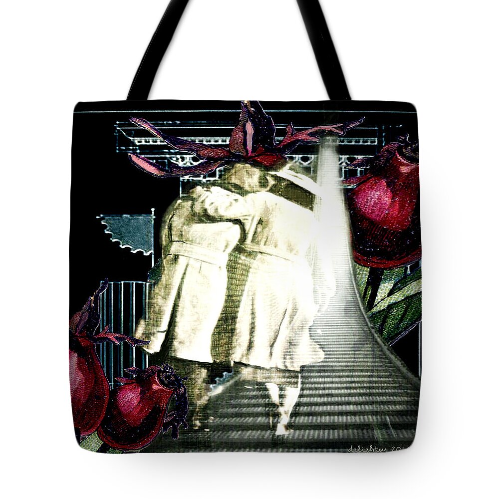 2 Sisters Tote Bag featuring the digital art Best Laid Plans by Delight Worthyn