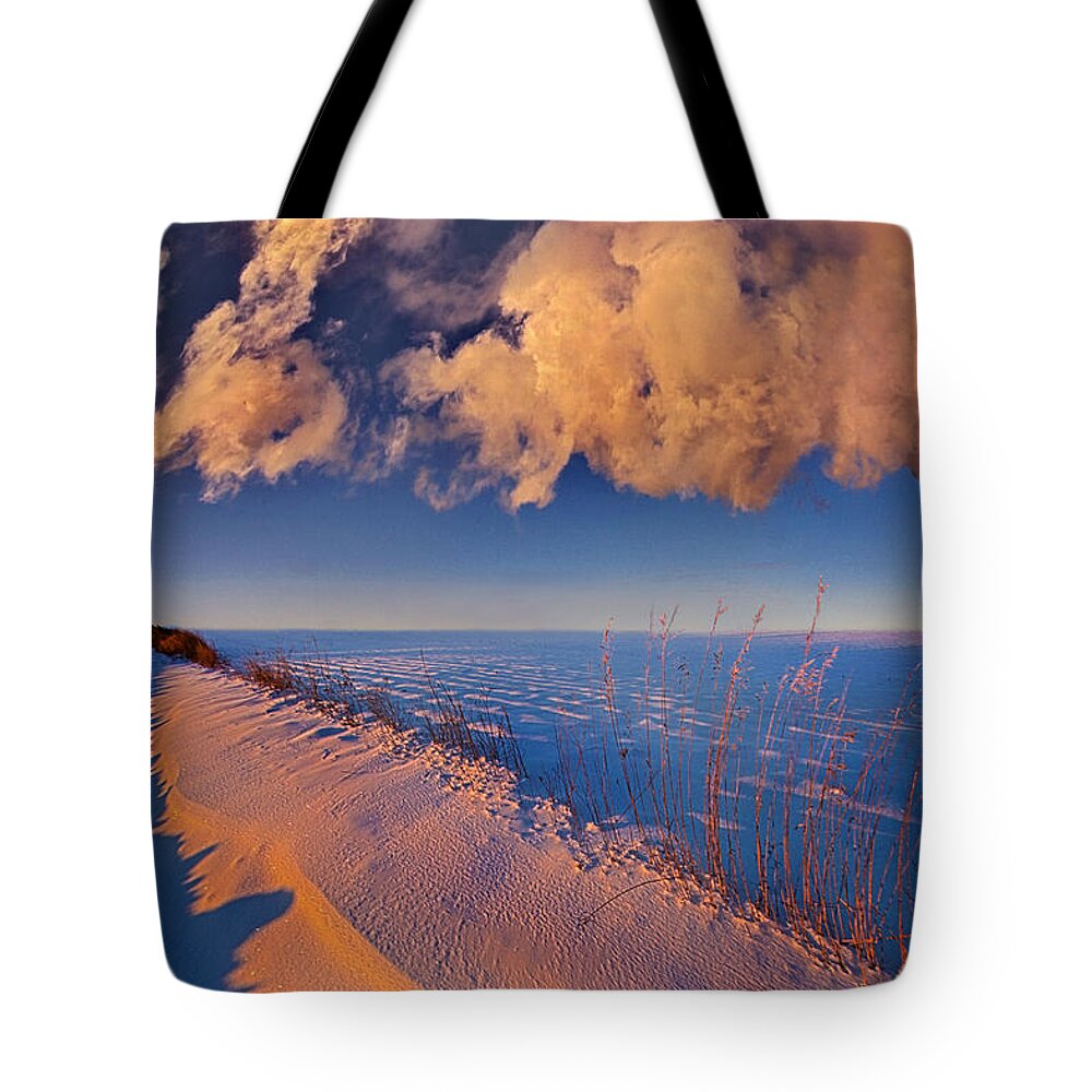 Winter Tote Bag featuring the photograph Beyond the Reaches by Phil Koch