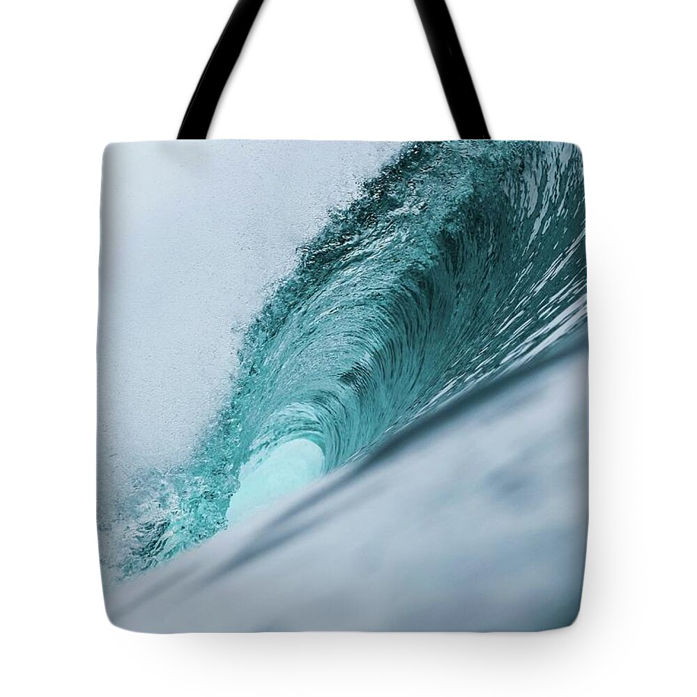 Waves Tote Bag featuring the photograph Big Blue by Sebastian Musial