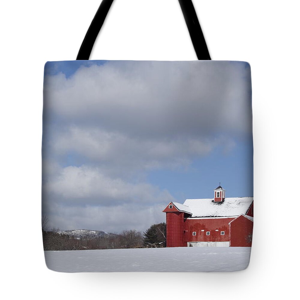 Landscape Tote Bag featuring the photograph Big Sky Farm by Doug Mills