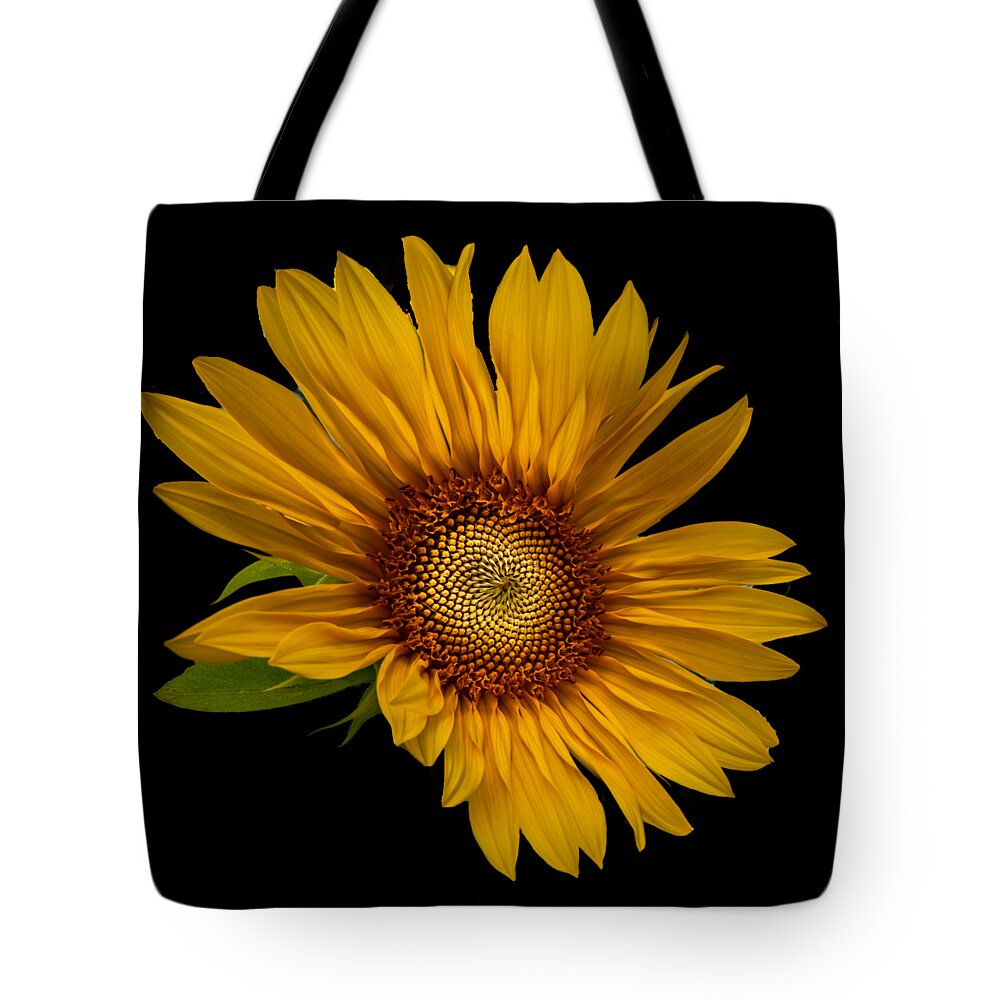 Art Tote Bag featuring the photograph Big Sunflower by Debra and Dave Vanderlaan