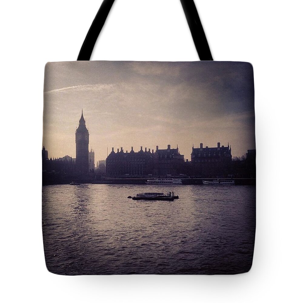Worldphotography Tote Bag featuring the photograph #bigben #london by Chikkas By Fran Galea
