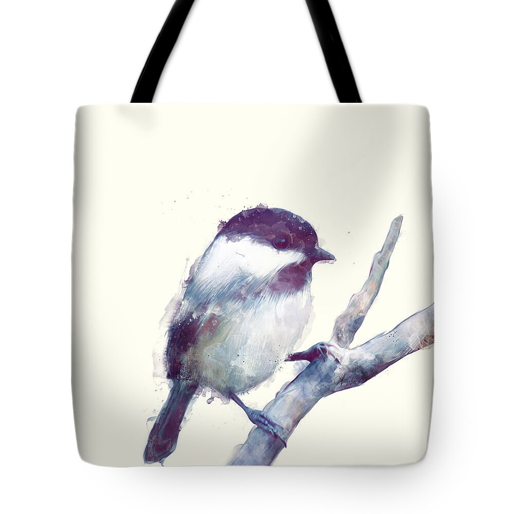 Bird Tote Bag featuring the painting Bird // Trust by Amy Hamilton