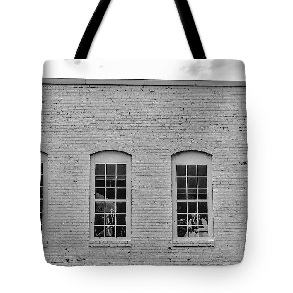 Black And White Tote Bag featuring the photograph Black and White 42 by Jimmy McDonald