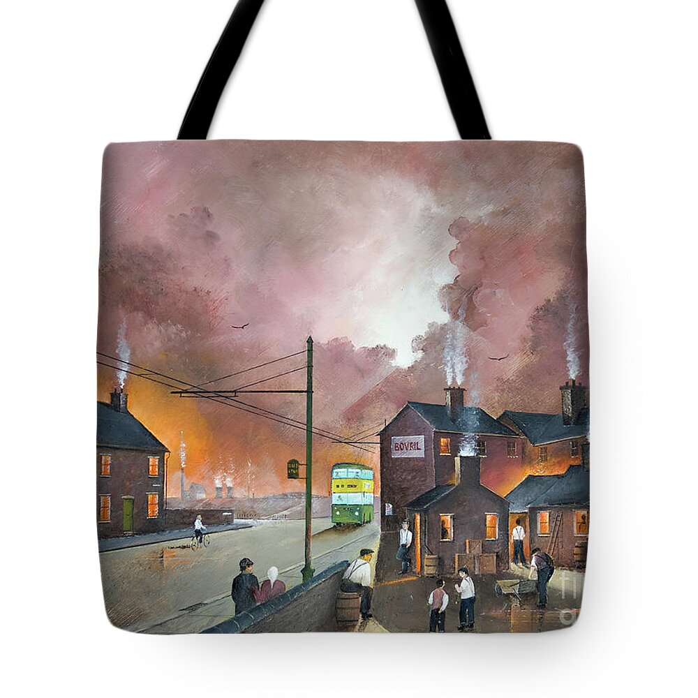 England Tote Bag featuring the painting Black Country Community - England - England by Ken Wood
