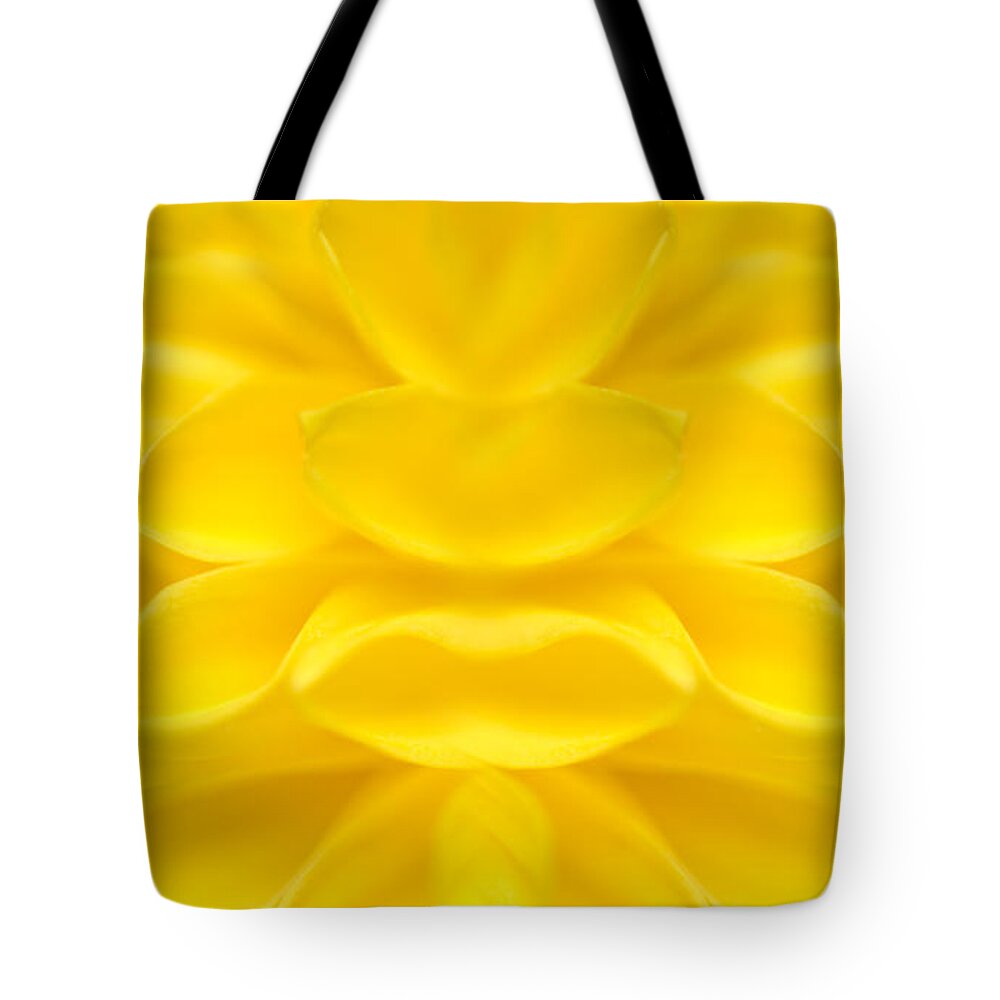 Black Eyed Susan Tote Bag featuring the photograph Black Eyed Susan Abstract by George Robinson