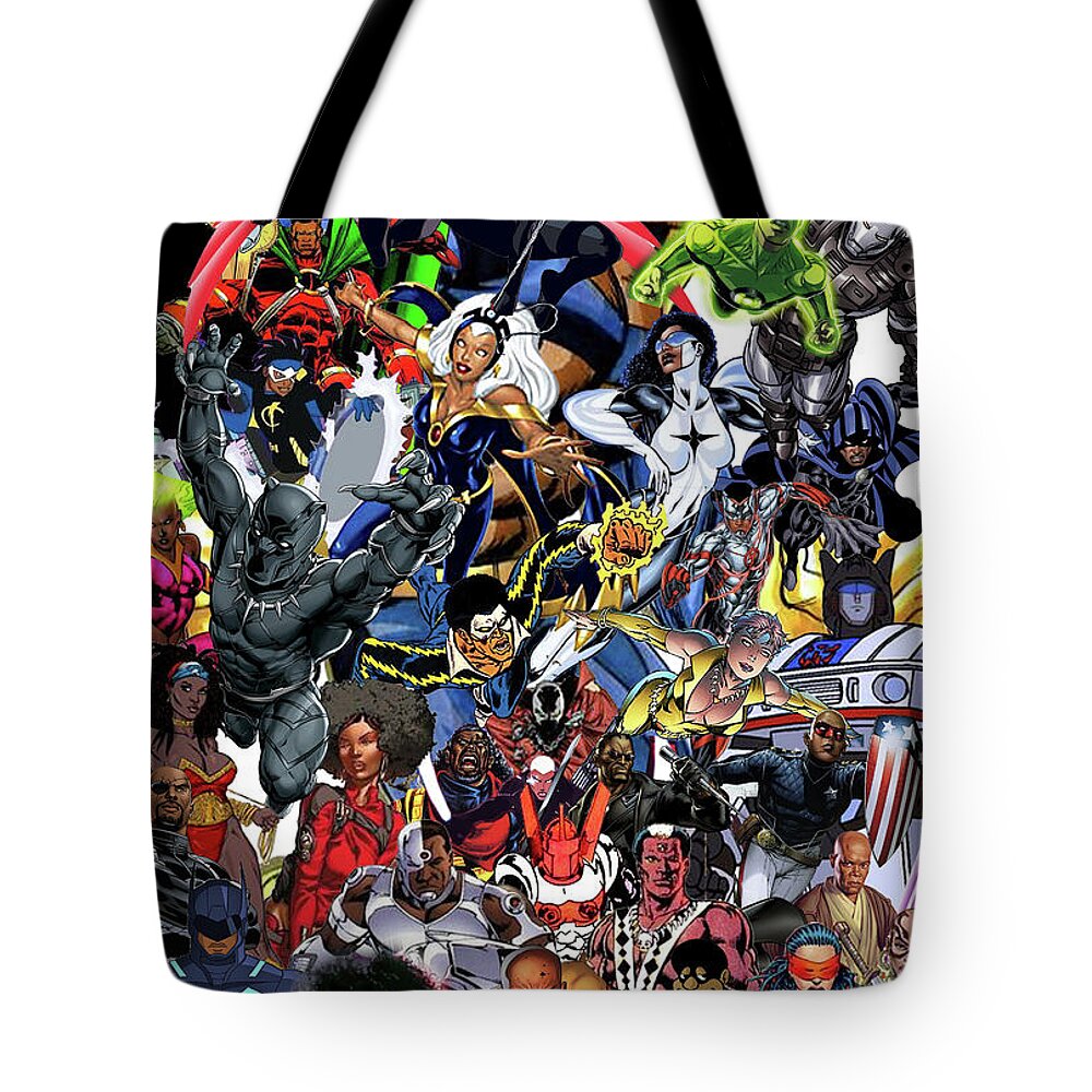 The Black Panther Tote Bags