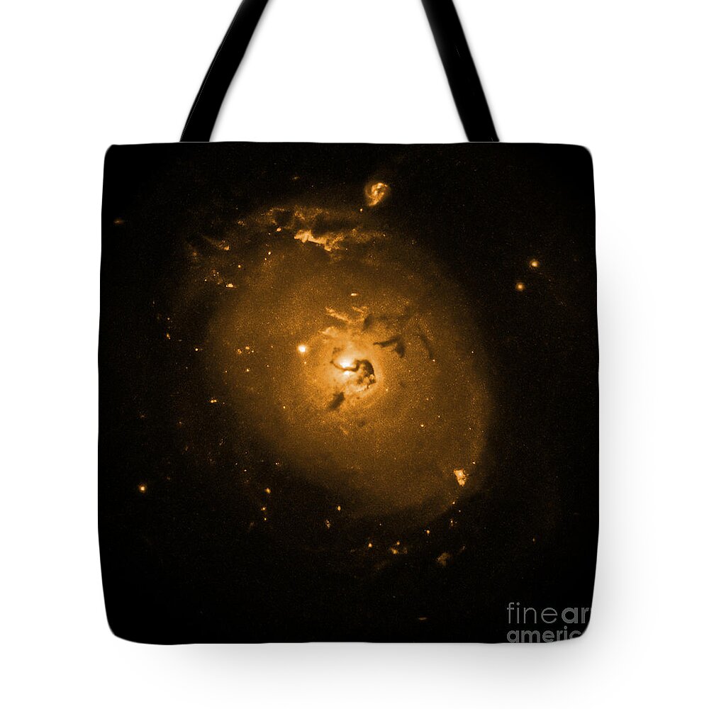 Science Tote Bag featuring the photograph Black Hole Optical by Nasa