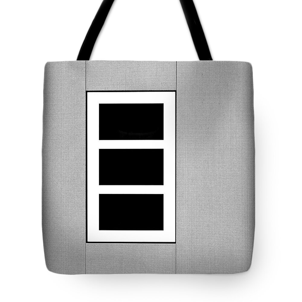 Urban Tote Bag featuring the photograph Black Tryptic by Stuart Allen