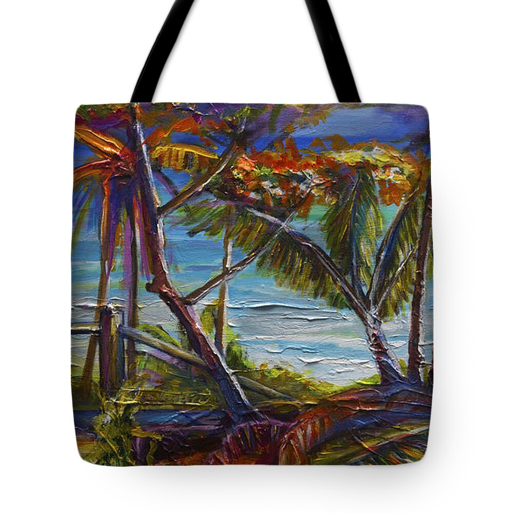 Blanchisseuse Tote Bag featuring the painting Blanchisseuse Lahay by Cynthia McLean