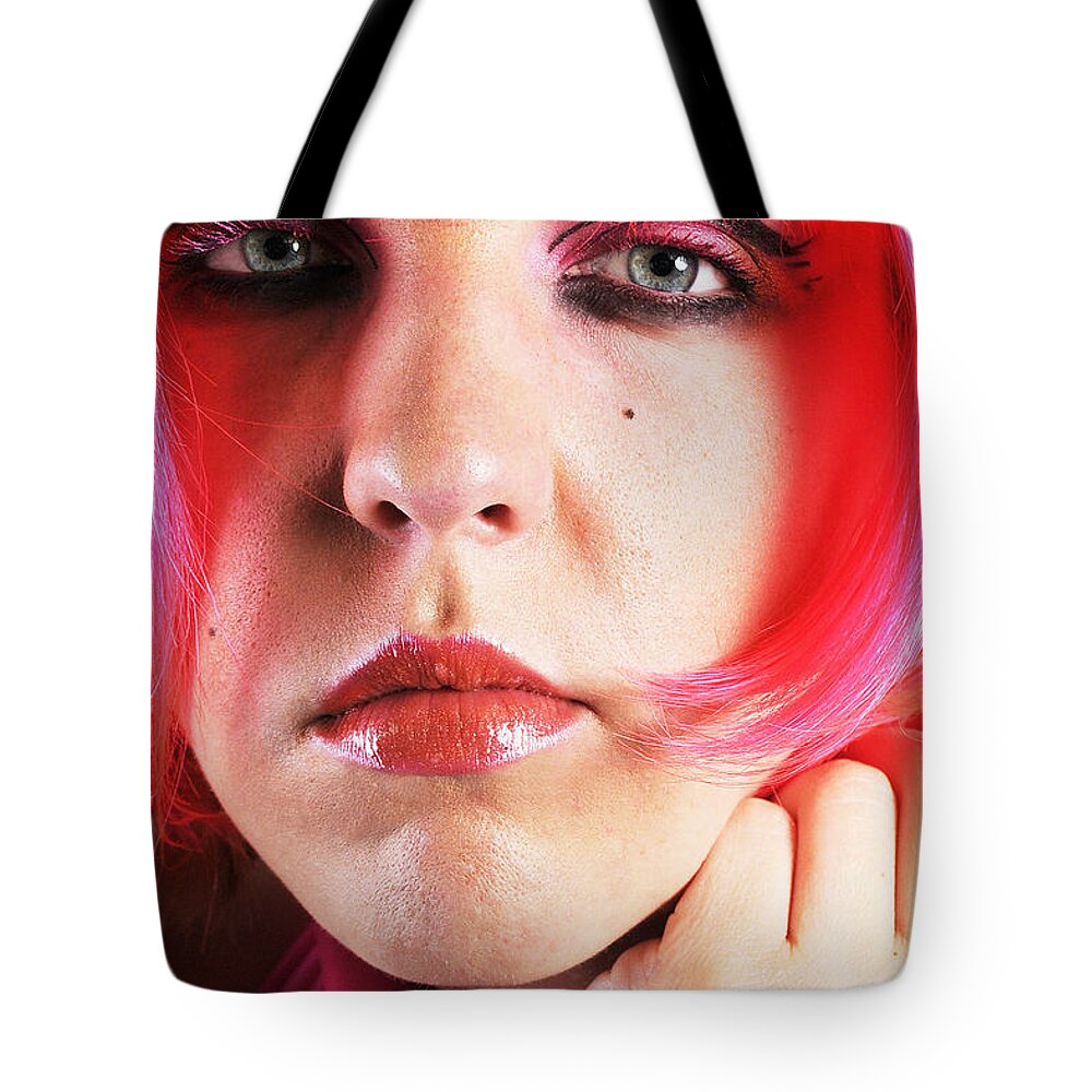 Artistic Tote Bag featuring the photograph Blaze by Robert WK Clark