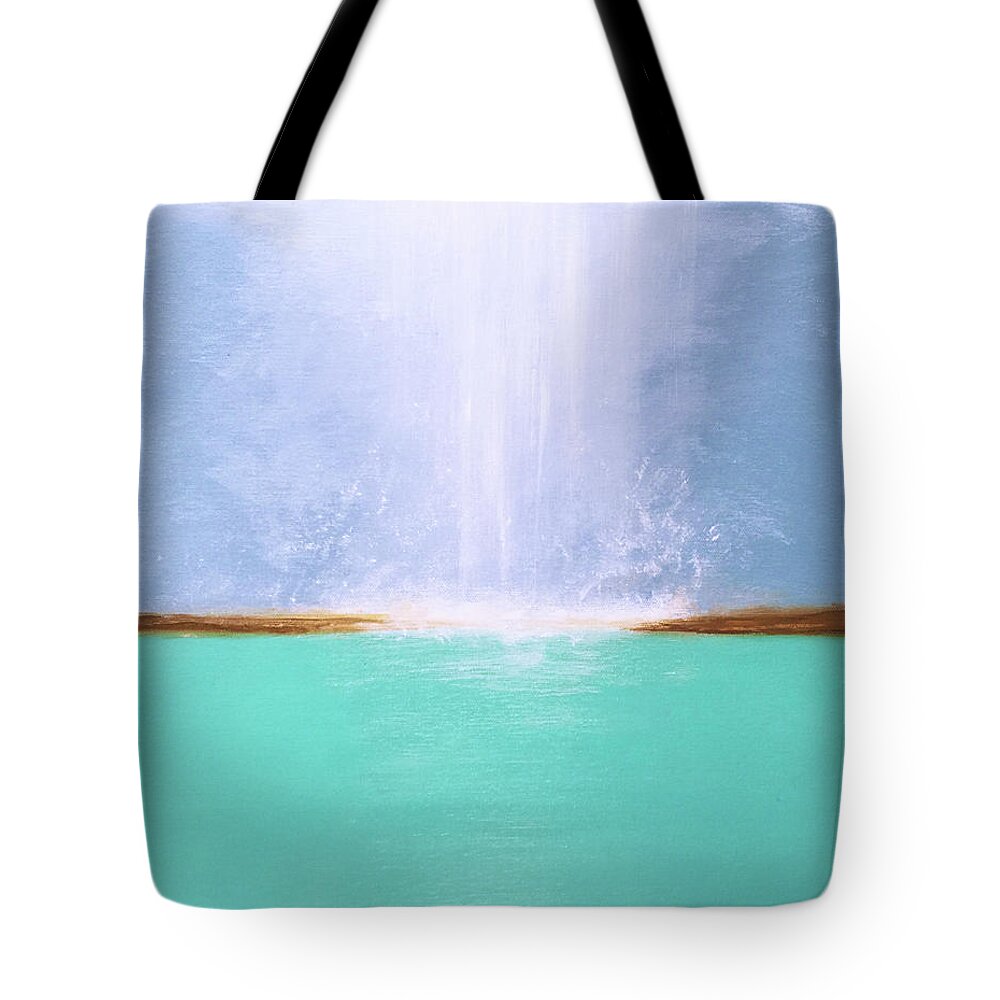Nature Tote Bag featuring the painting Blessings by Linda Bailey