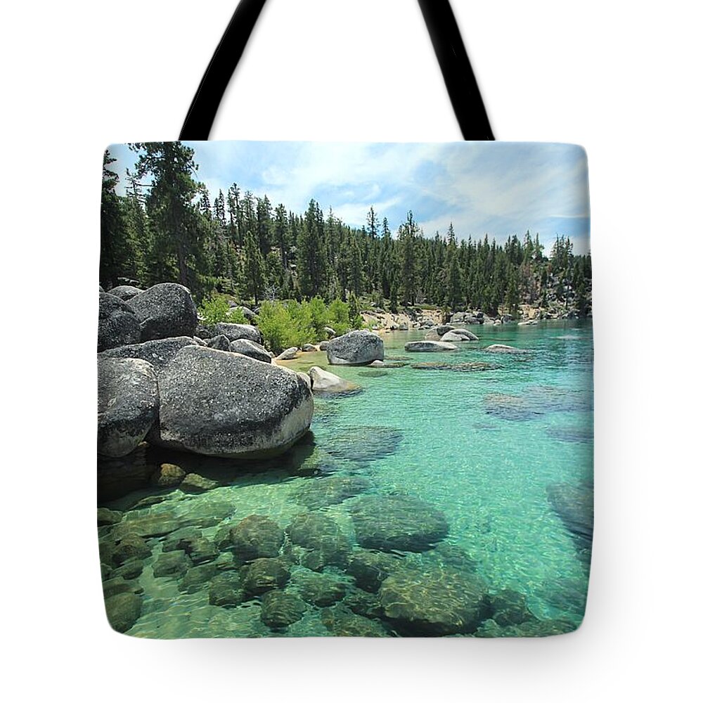Lake Tahoe Tote Bag featuring the photograph Bliss Abyss by Sean Sarsfield