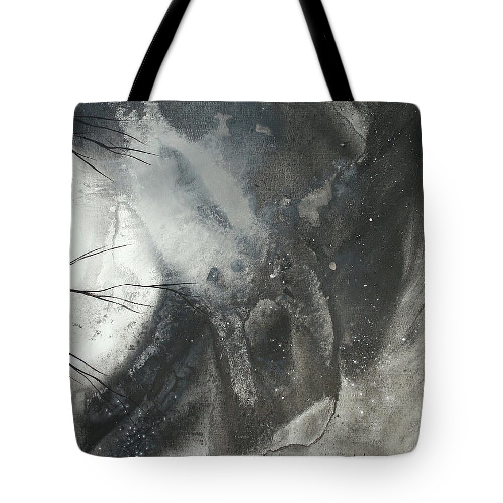 Huge Tote Bag featuring the painting Blood of the Moon 3 by MADART by Megan Aroon