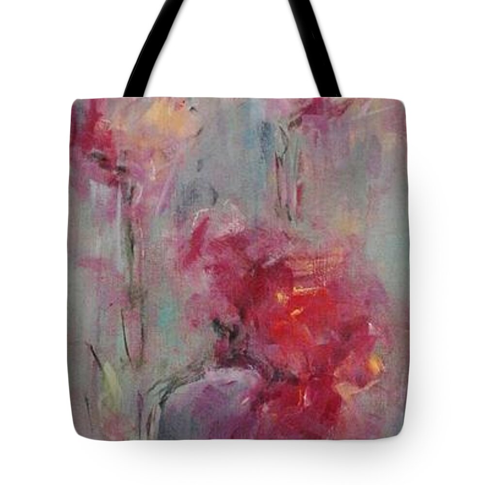 Blossom Tote Bag featuring the painting Blossom III by Dan Campbell