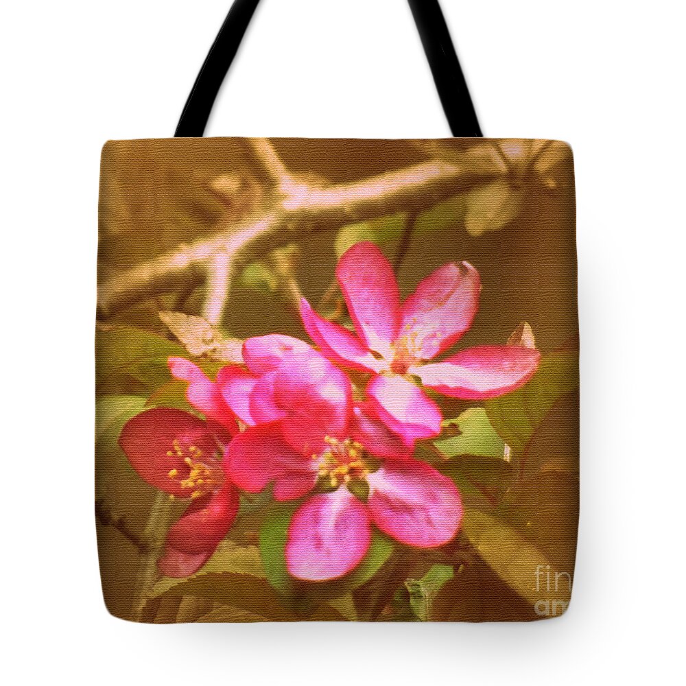 Floral Tote Bag featuring the photograph Blossom by Susan Lafleur