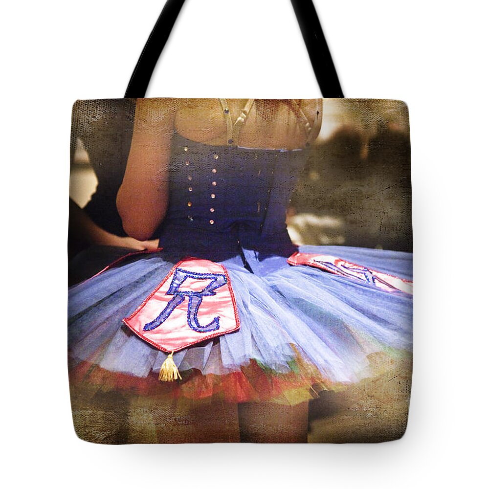 Ballerina Tote Bag featuring the photograph Blue Ballerina by Craig J Satterlee