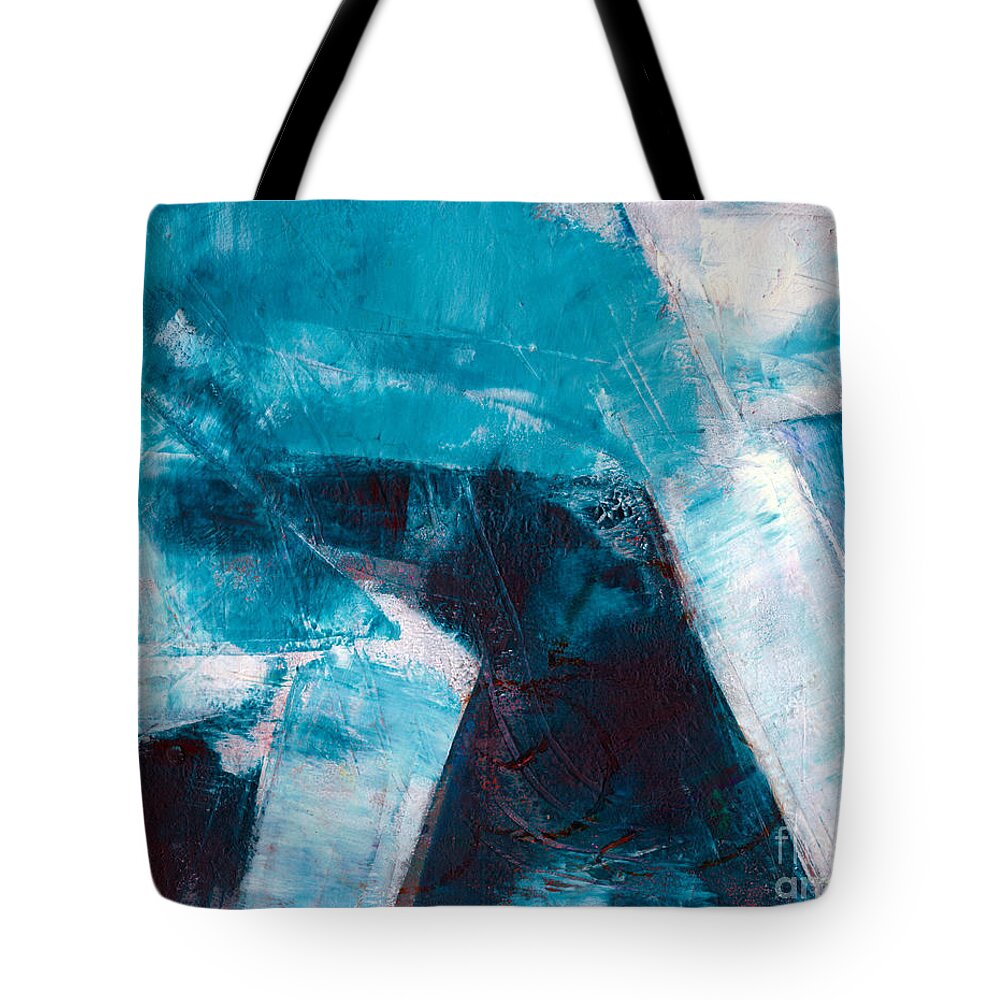 Oil Tote Bag featuring the painting Blue Bayou by Christine Chin-Fook