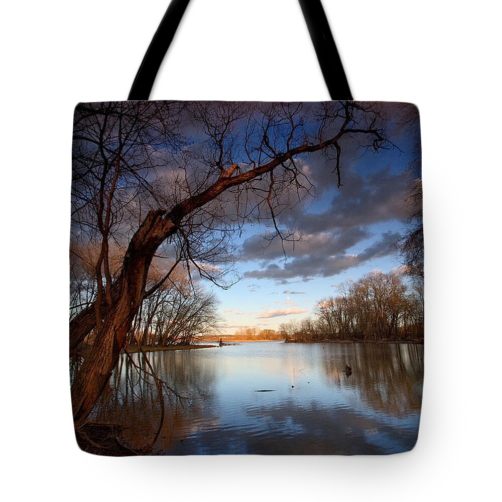 Mohawk River Tote Bag featuring the photograph Blue Bayou by Neil Shapiro