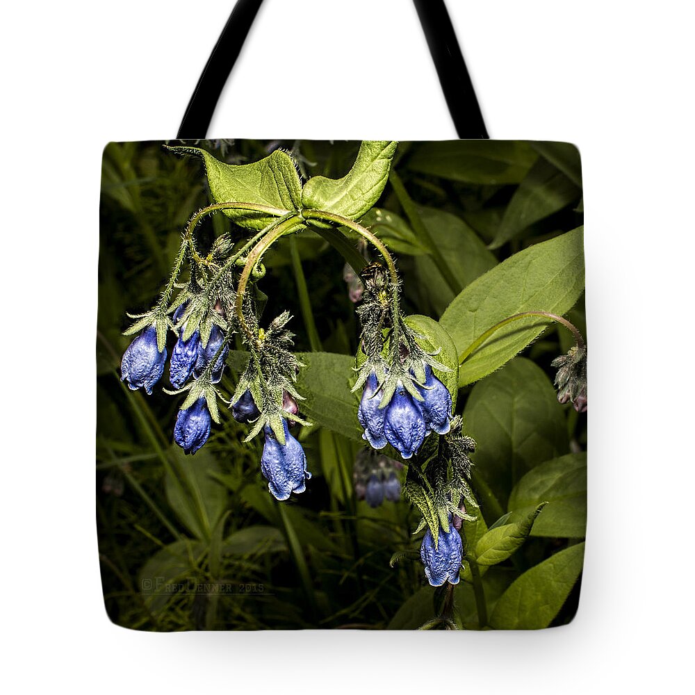 Wildflower Tote Bag featuring the photograph Blue Bells 2015 by Fred Denner