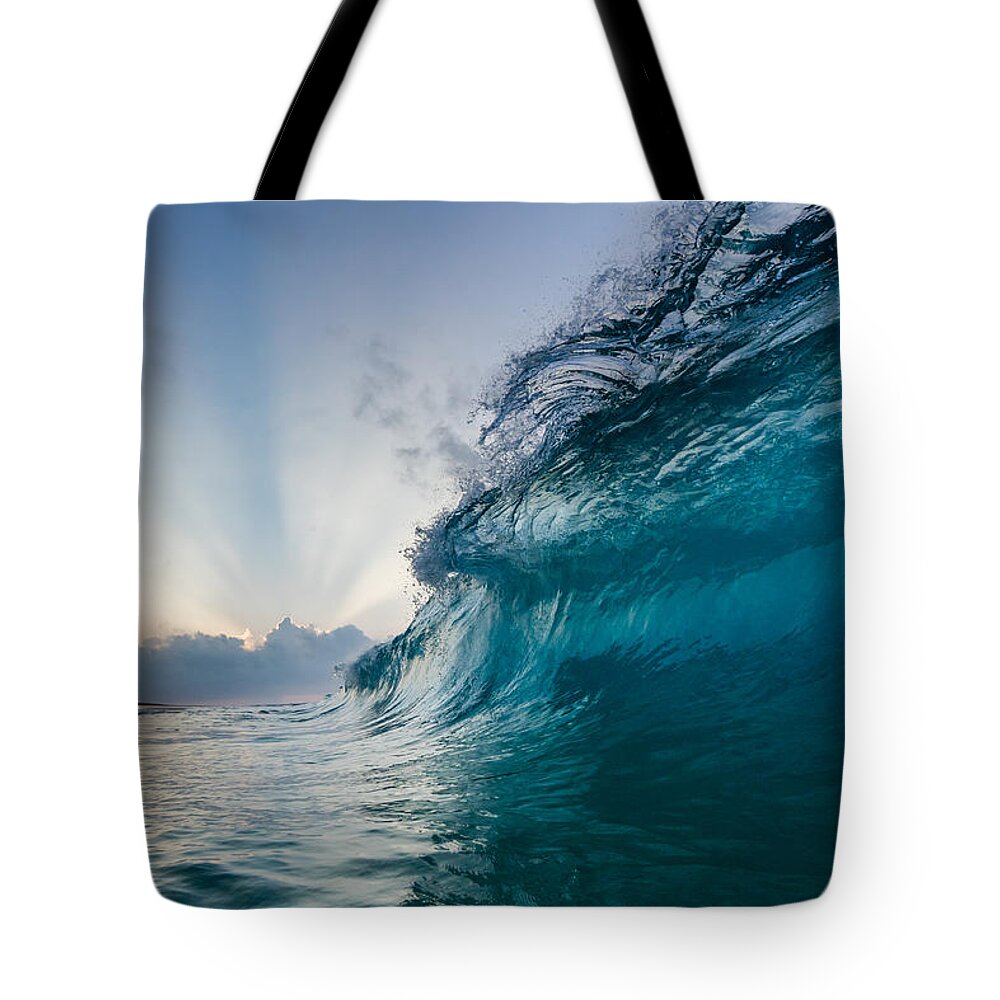 Hawaii Tote Bag featuring the photograph Blue Dawn by Grant Taylor