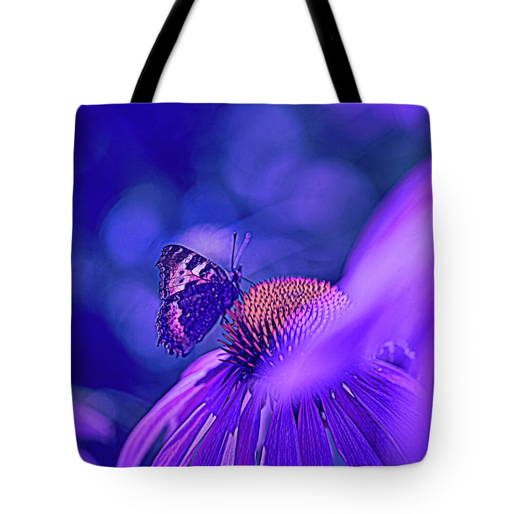 Blue Tote Bag featuring the photograph Blue #f7 by Leif Sohlman