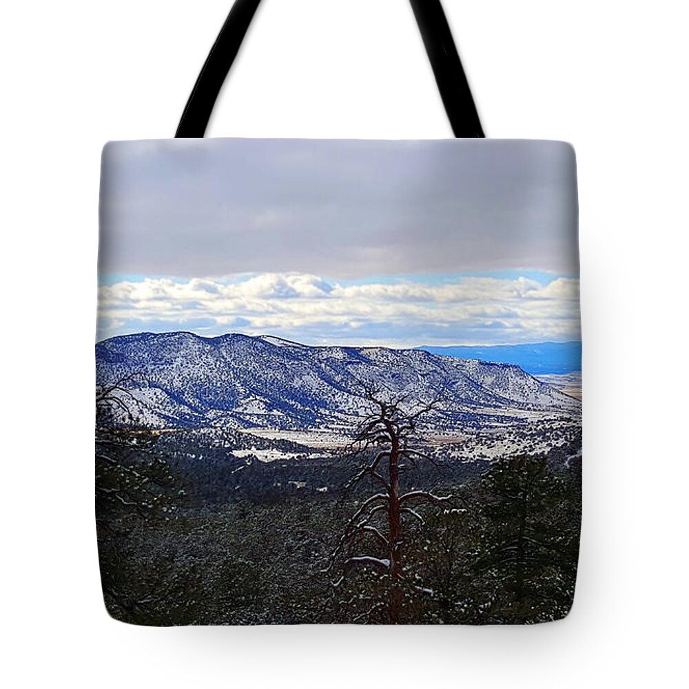 Southwest Landscape Tote Bag featuring the photograph Blue Hill by Robert WK Clark