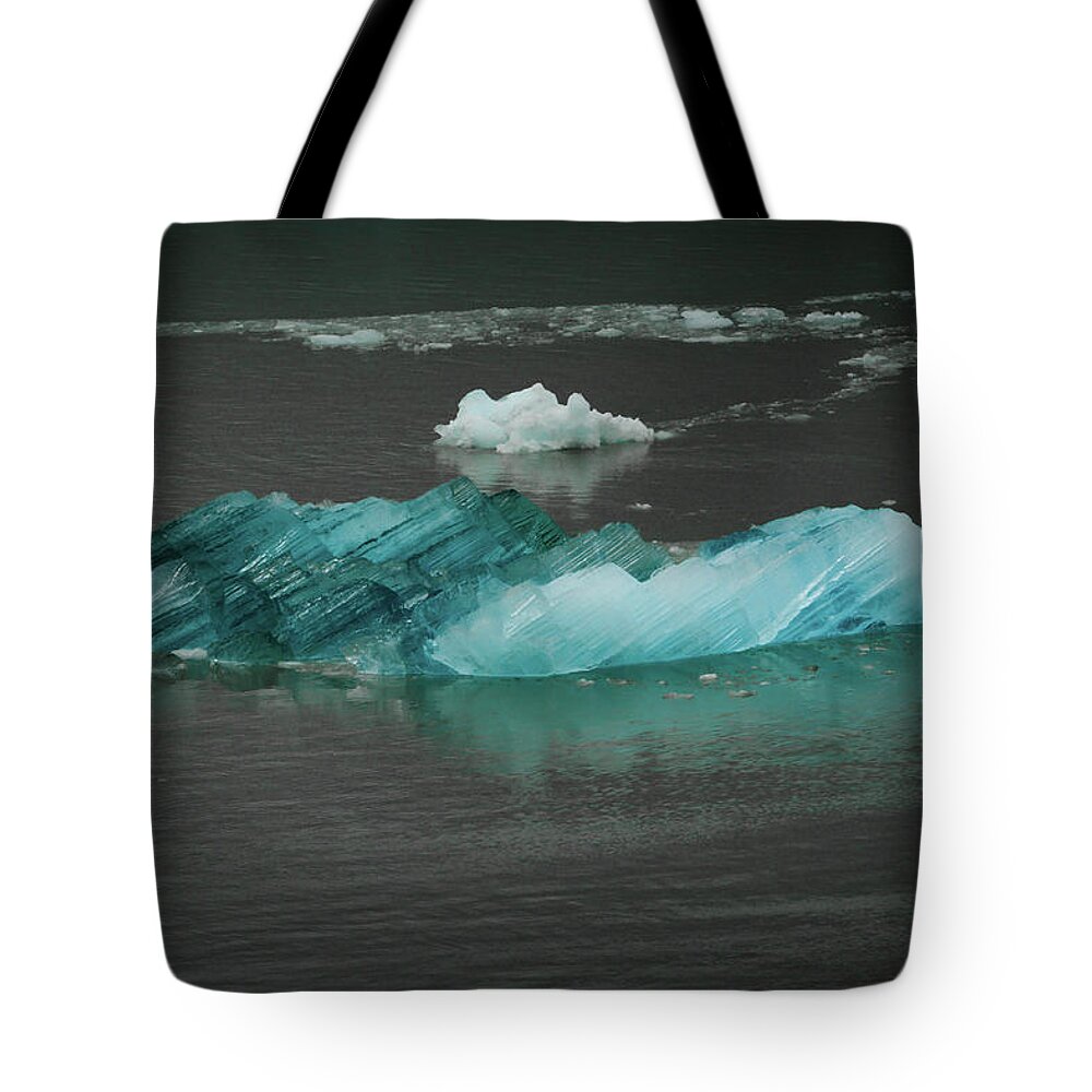 Seascape Tote Bag featuring the photograph Blue Iceberg by Jason Brooks