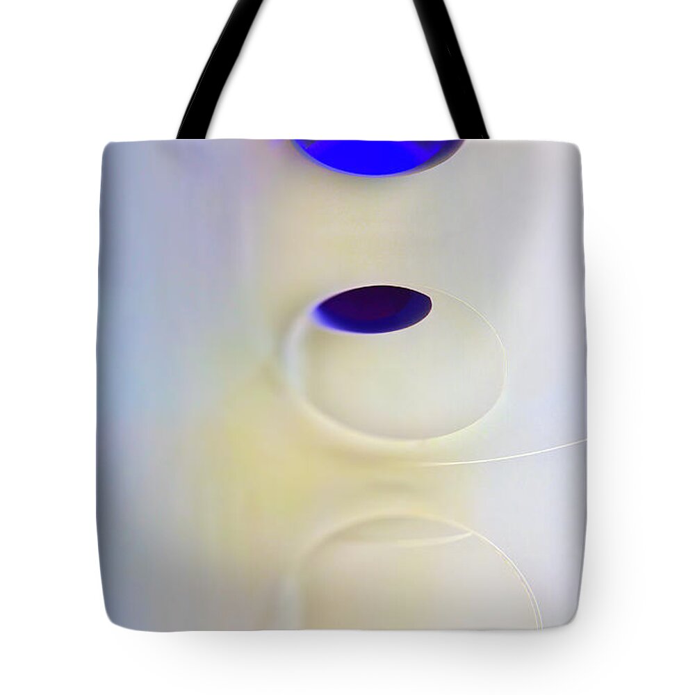  Raf Tote Bag featuring the photograph Blue Orbs by Jan W Faul