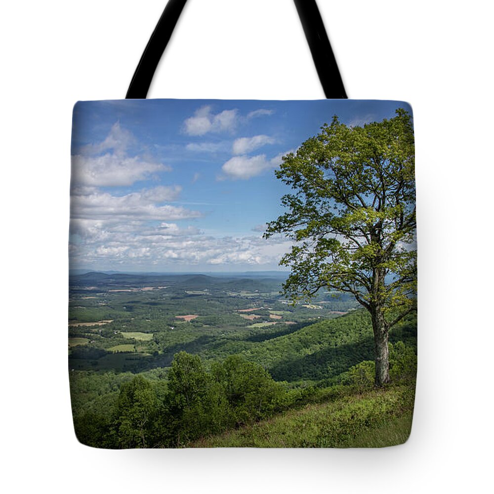 Virginia Tote Bag featuring the photograph Blue Ridge Parkway Scenic View by James Woody
